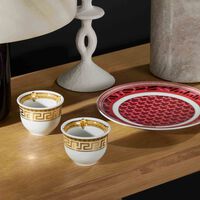 versace prestige gala arabic coffee cup white set of 6