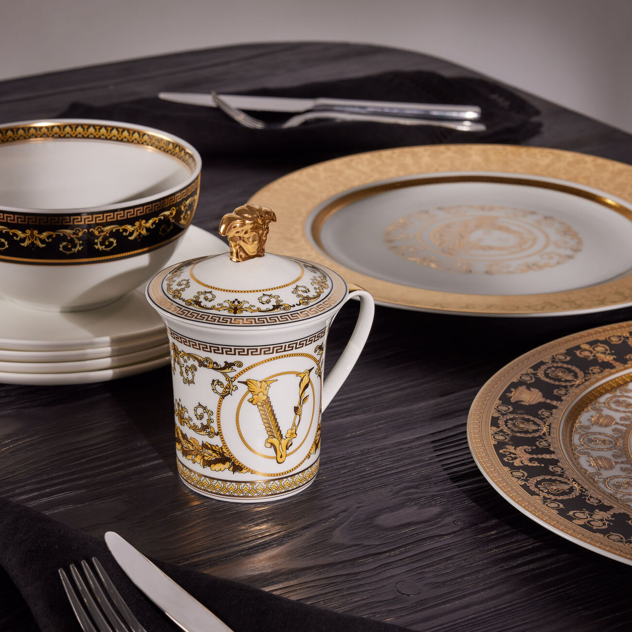 versace virtus gala mug white