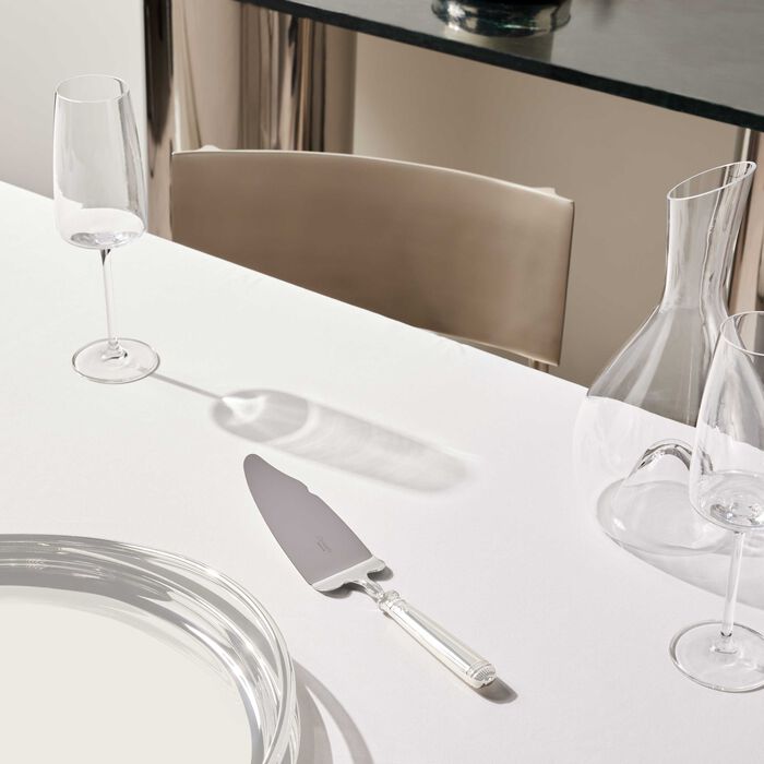 christofle malmaison cake server silver