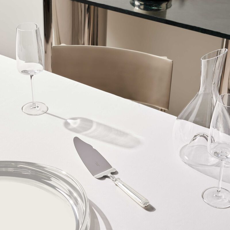 christofle malmaison cake server silver plated