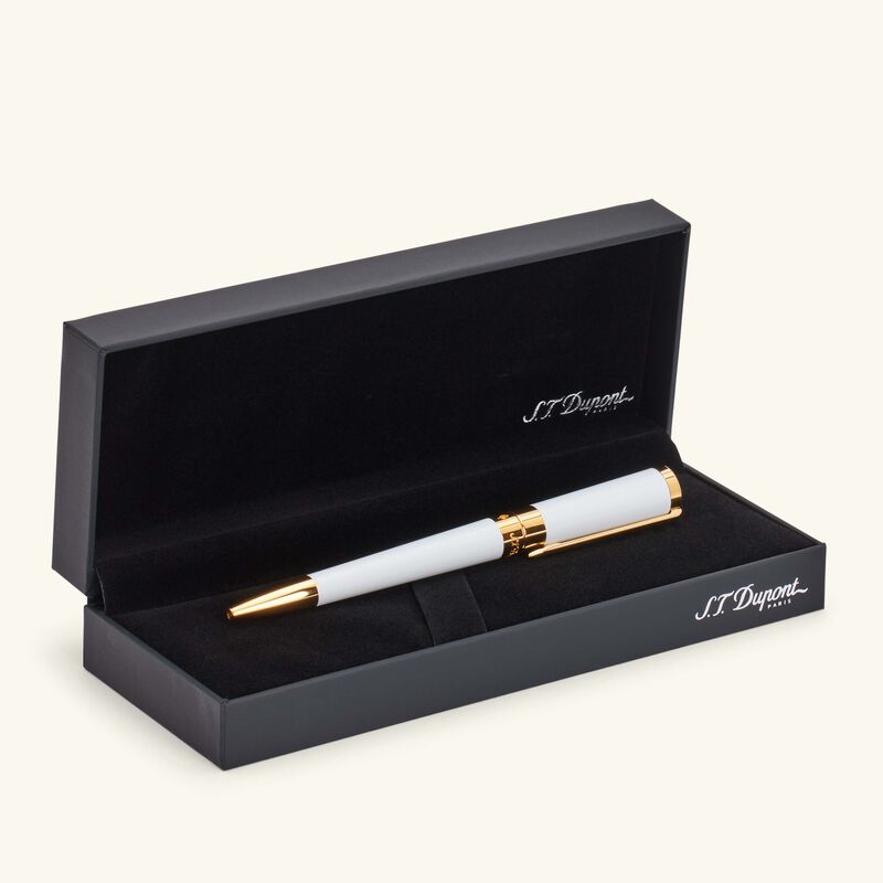 st dupont liberte rollerball pen white