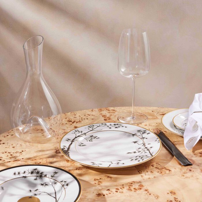 pinto paris vieux kyoto dinner plate round white 26cm