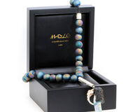 Masbaha Prestige Electroplated Drusy Geode Agate With Box Masbaha Prestige Electroplated Drusy Geode Agate With Box, small