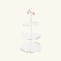 daum or d abeille 3 tier cake stand