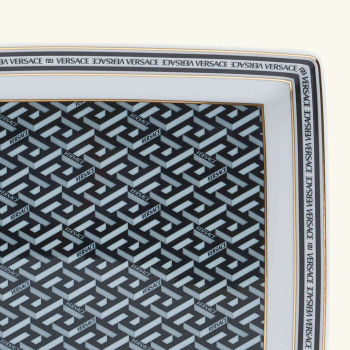 La Greca Signature Serving Platter Rectangular 21cm versace la greca signature serving platter rectangular 21cm