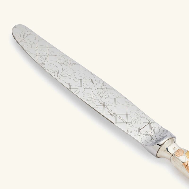 christofle jardin d eden knife gold