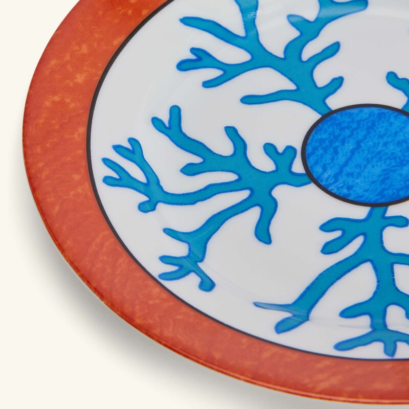 Lagon Bread Plate Round Blue 15cm pinto paris lagon bread plate round blue 15cm