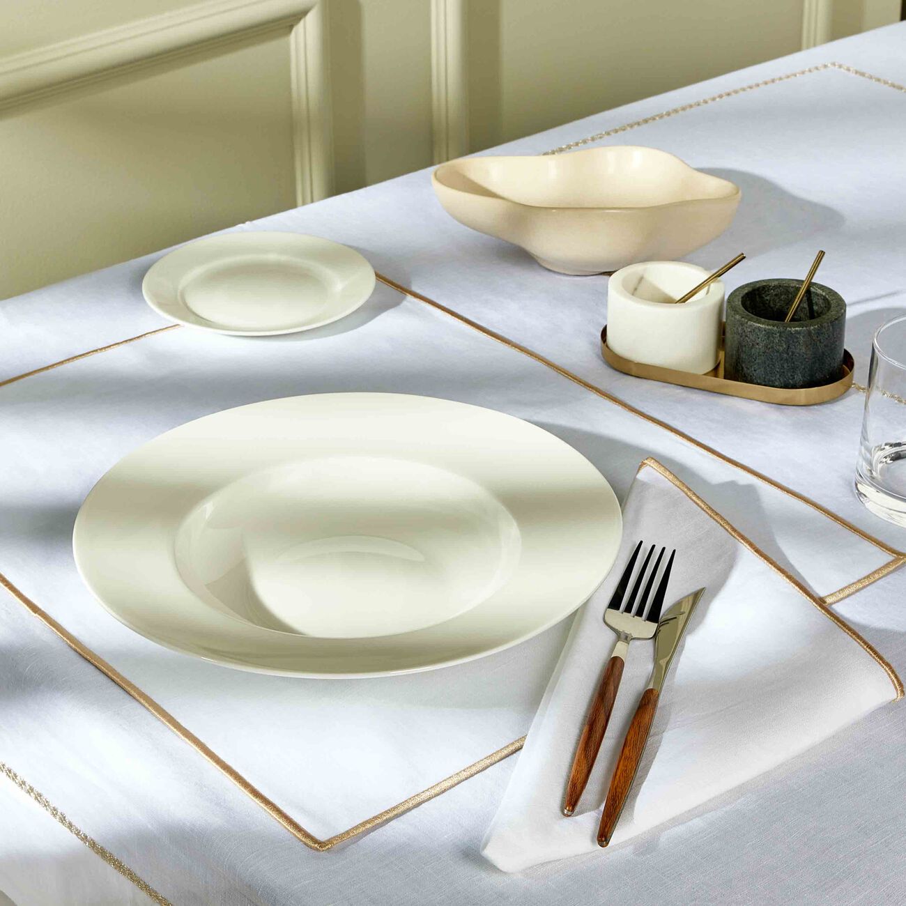 catherine denoual boho placemat silver