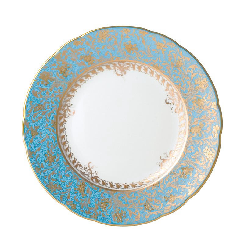 Eden Turquoise Salad Plate Eden Turquoise Salad Plate, large