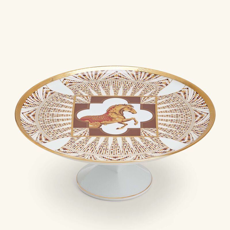 haviland cavalier royal cake stand gold