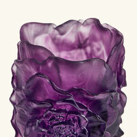 Camellia Vase Small Violet daum camellia vase small violet