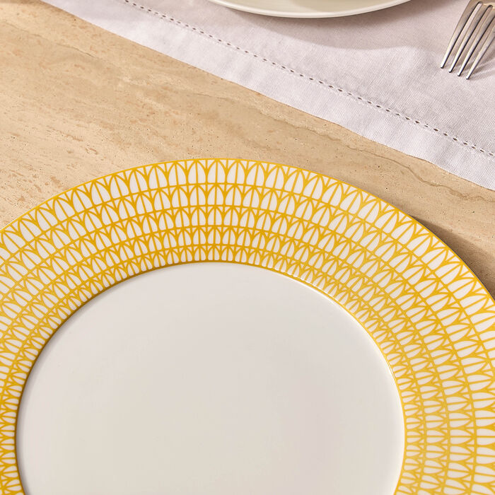 Malmaison Riviera Underplate Round Yellow 31 cm christofle malmaison riviera underplate round yellow 31 cm