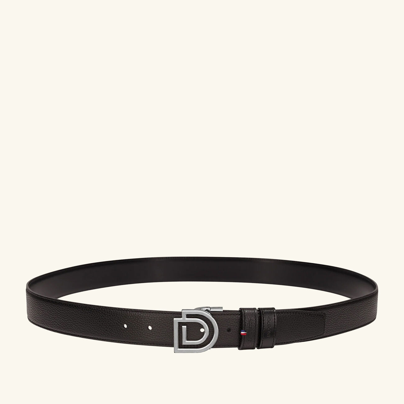 D Logo Reversible Belt Black st dupont d logo reversible belt black