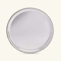christofle malmaison serving tray round large silver plated
