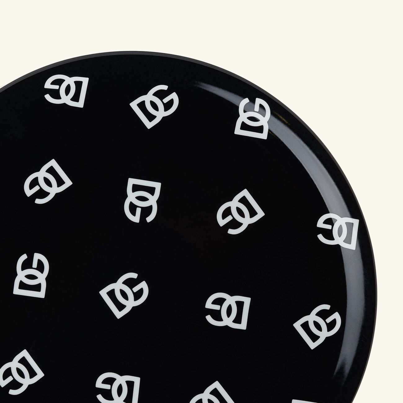 dolce gabbana casa dg logo pizza plate round 32cm