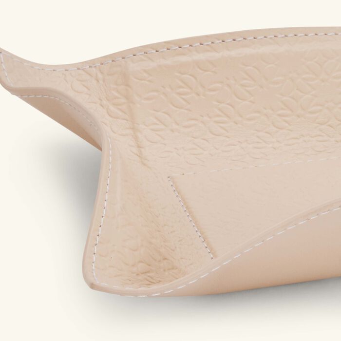 giobagnara elie saab monogram trinket tray square small torrone beige