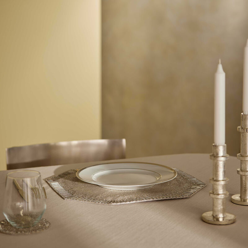 kim seybert louxor placemat silver