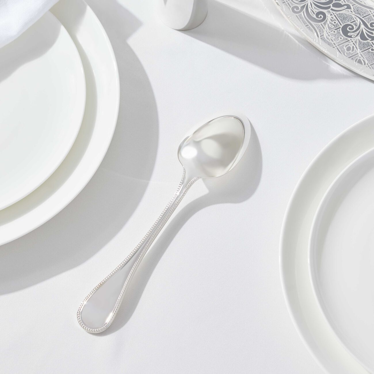 christofle perles table spoon silver