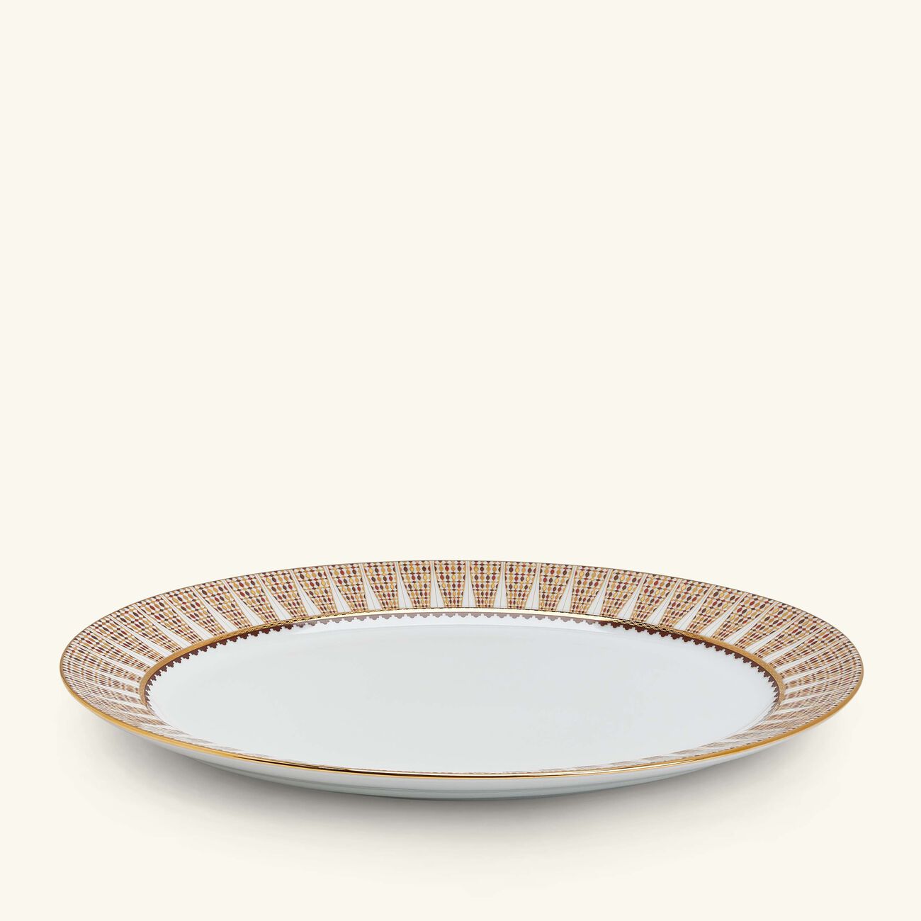 haviland cavalier royal serving platter oval gold 40cm