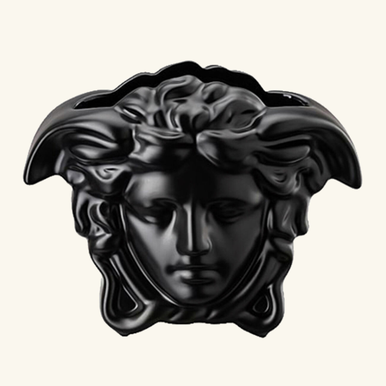 versace medusa grande vase mini black