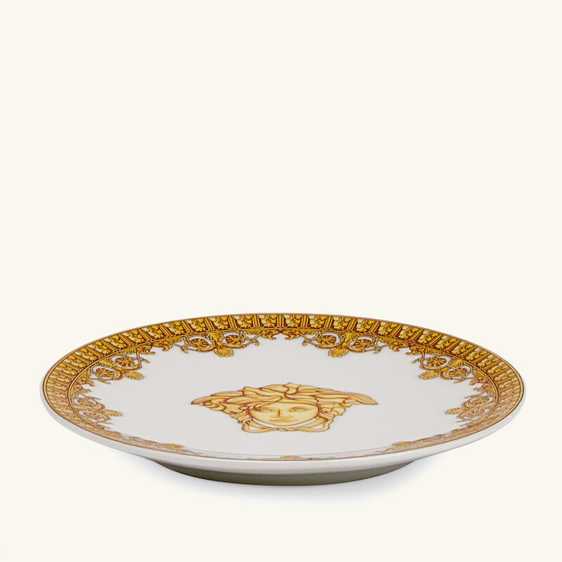 versace i love baroque plate round white 10cm