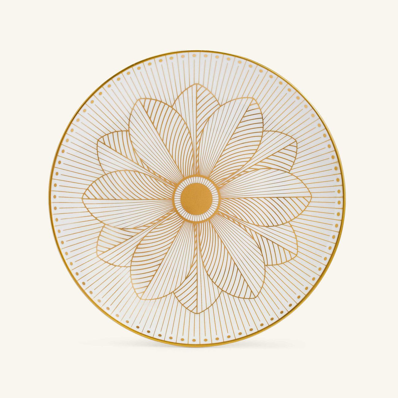 christofle malmaison imp riale bread plate round gold 16cm
