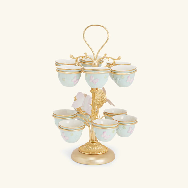 villari butterfly arabic coffee cup holder gold
