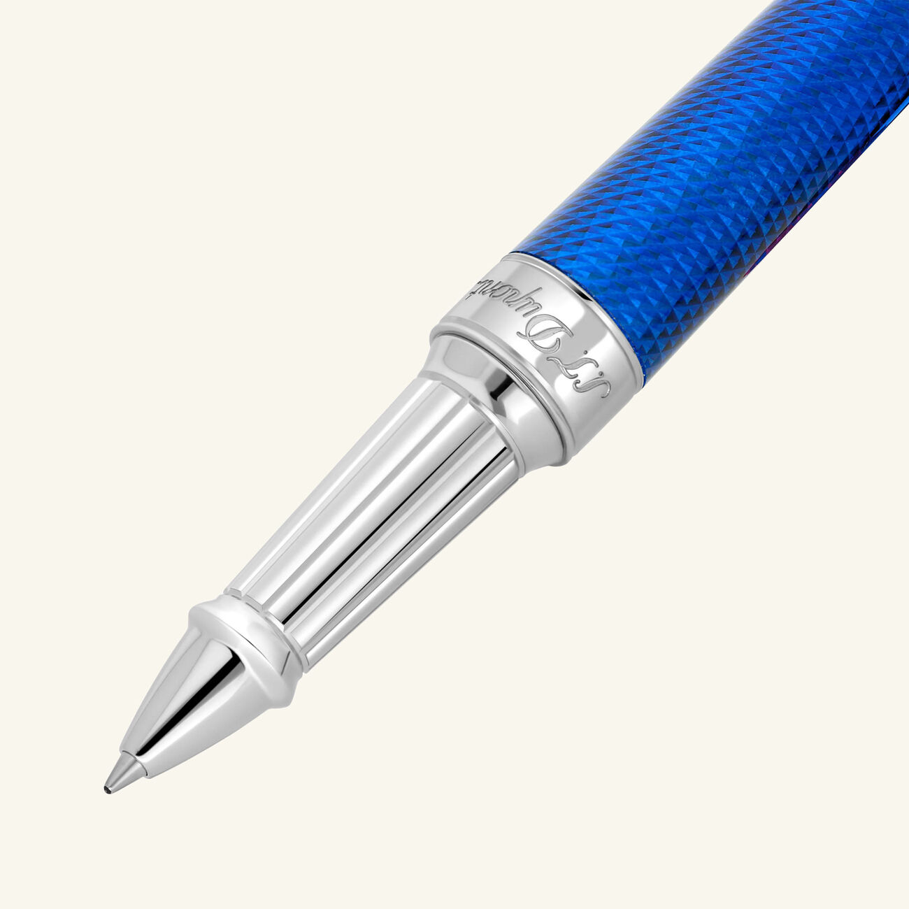 st dupont eternity rollerball pen blue
