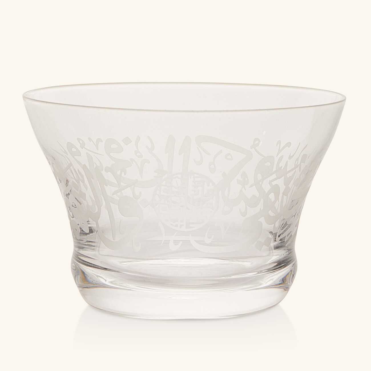 Thuluth Serving Bowl Clear 10cm Set of 4 dimlaj thuluth serving bowl clear 10cm set of 4