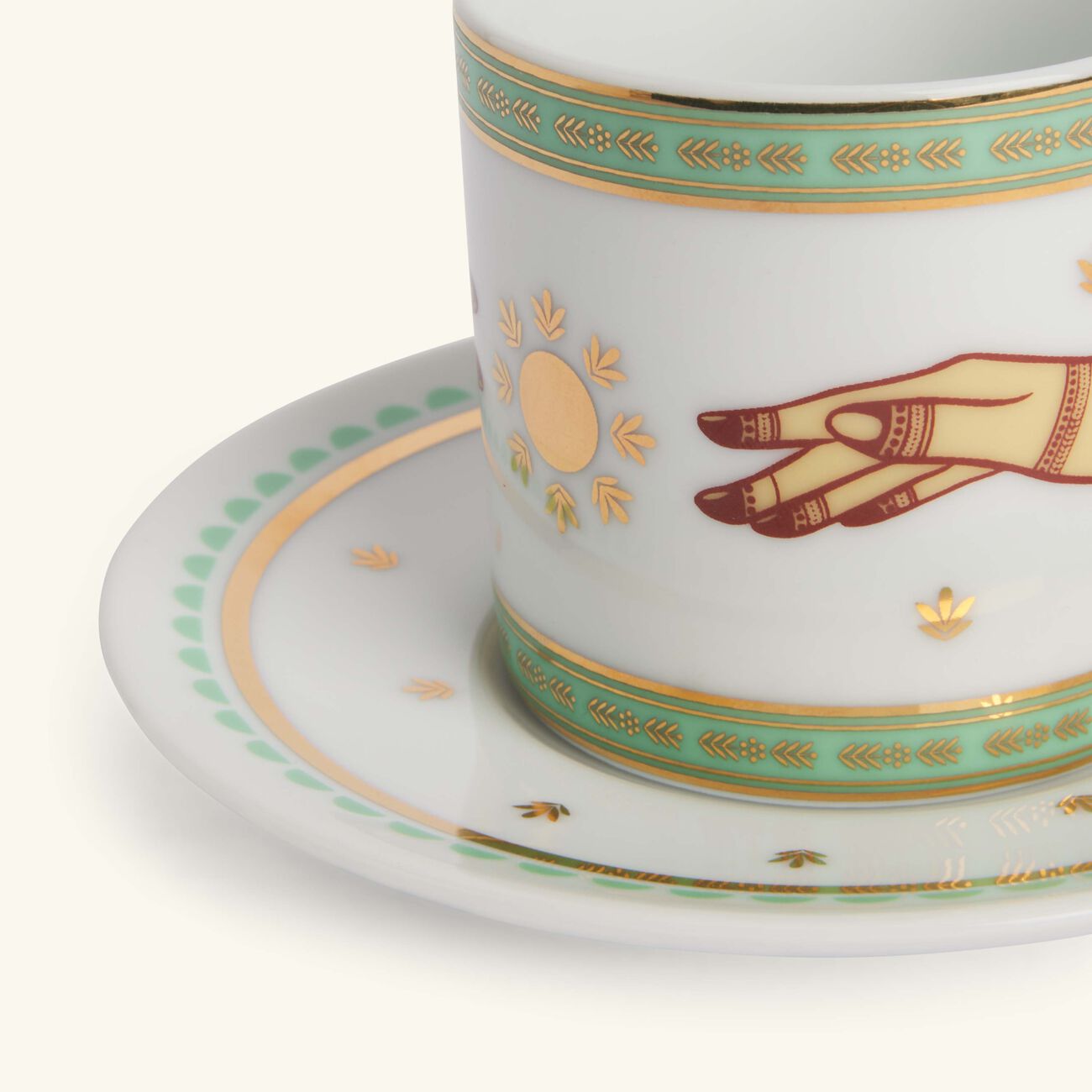 صلصال طقم حصة المؤلف من فنجانين للإسبريسو