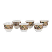 Golden Flowers Arabic Cups - Luxury Box Set Of 6, small