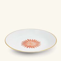 marie daage all e de cypr s bread plate round orange 15cm