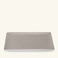Dune Serving Platter Rectangular Silver 22cm bernardaud dune serving platter rectangular silver 22cm
