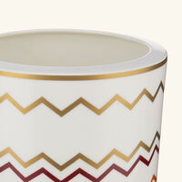 missoni home iconic vase round large multicolor