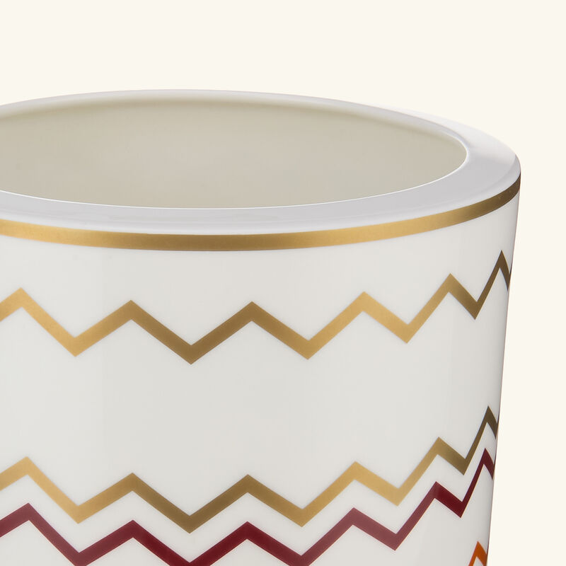 missoni home iconic vase round large multicolor