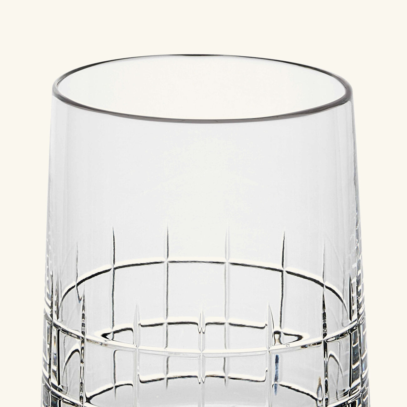 Graphik Drinking Glass Clear christofle graphik drinking glass clear