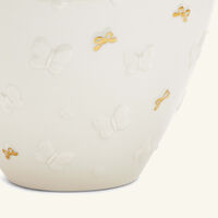 villari butterfly vase medium white