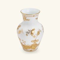 ginori 1735 oriente italiano ming vase medium gold