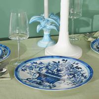 dolce gabbana casa blu mediterraneo charger plate round 31cm