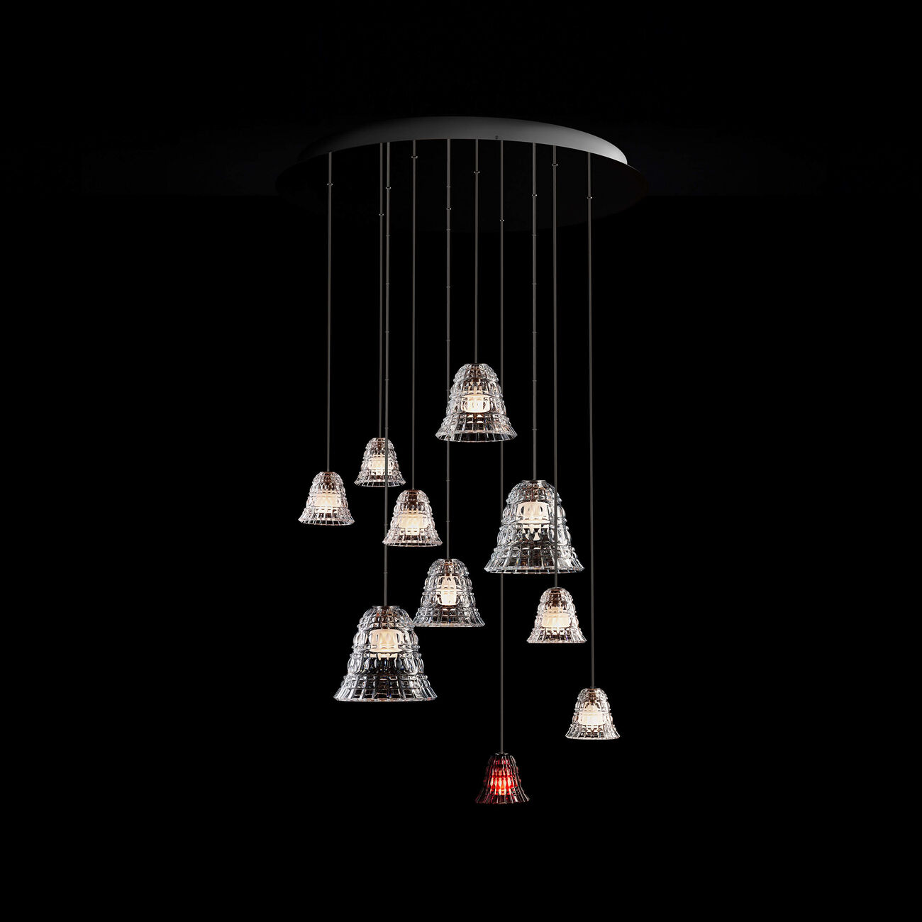 baccarat new antique chandelier clear large