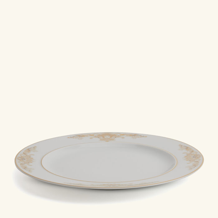 versace medusa gala dessert plate round white 22cm