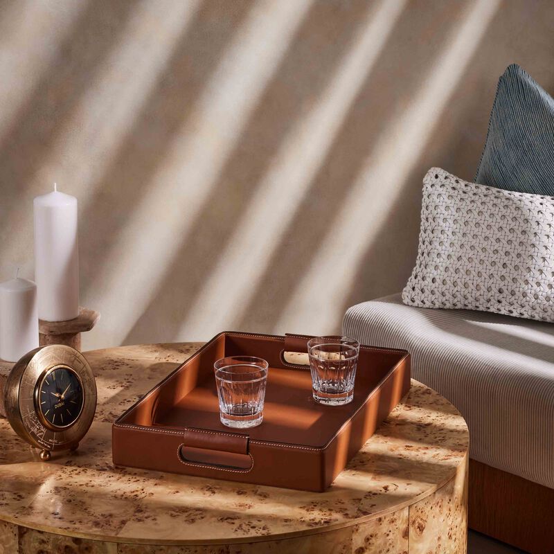 Wyatt Serving Tray Rectangular Large Brown ralph lauren home wyatt serving tray rectangular large brown