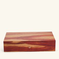 elie bleu classic cigar humidor red