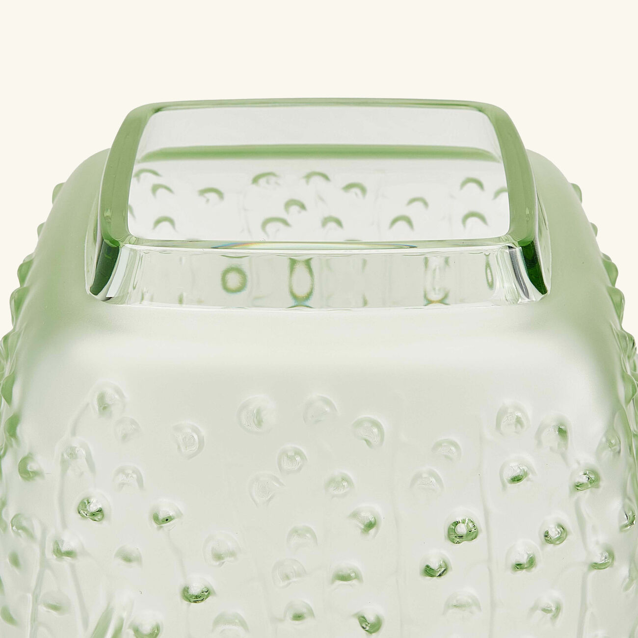 Muguet Vase Medium Green lalique muguet vase medium green