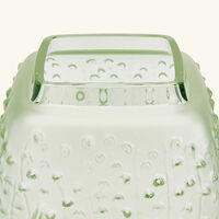 Muguet Vase Medium Green lalique muguet vase medium green