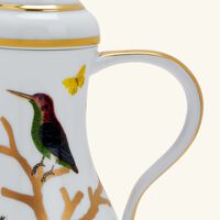 bernardaud aux oiseaux coffee pot gold