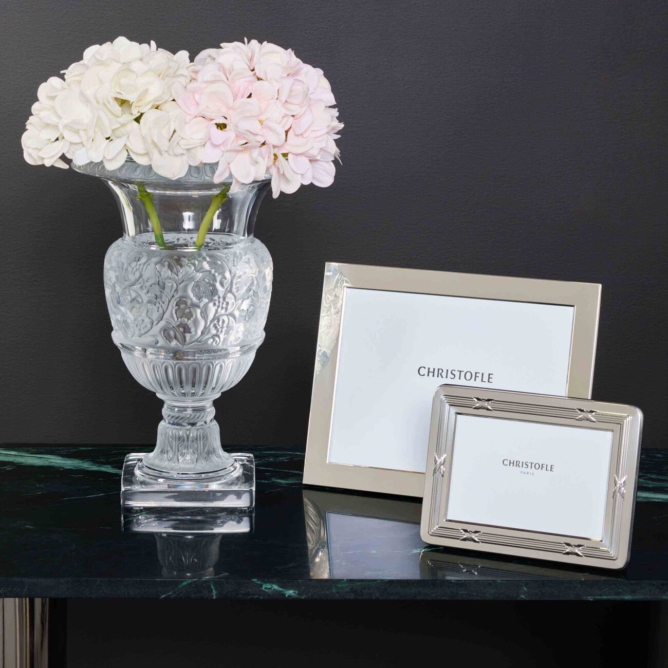 christofle fidelio picture frame silver plated18x24 cm