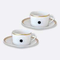 Set Of 2 Breakfast Cup And Saucer, small