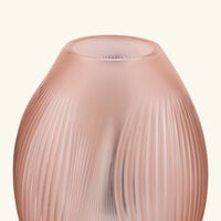 lalique alize vase medium pink