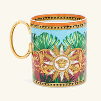 versace jungle animalier mug blue